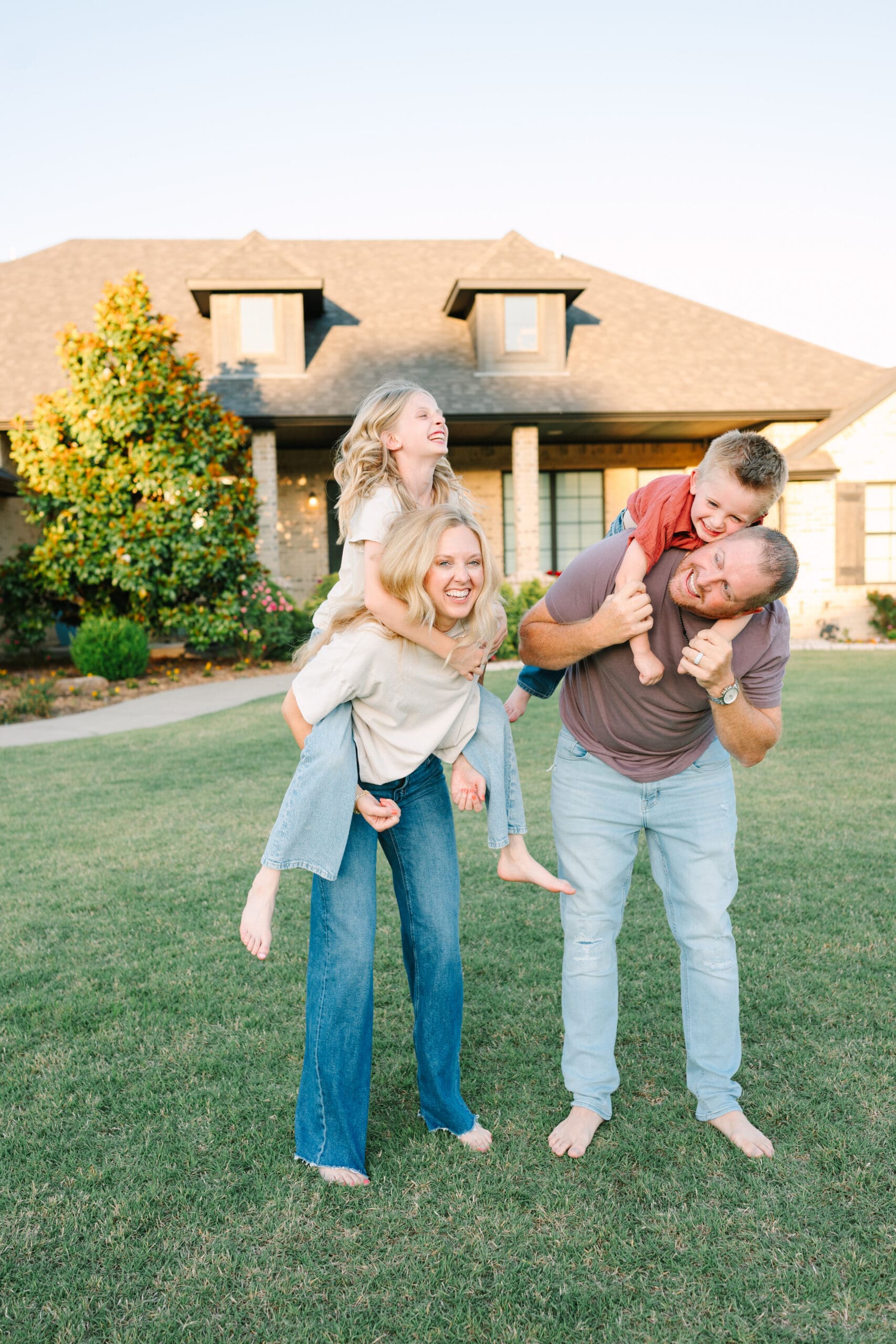 Authentic family photography in Oklahoma City focused on real connection and everyday moments